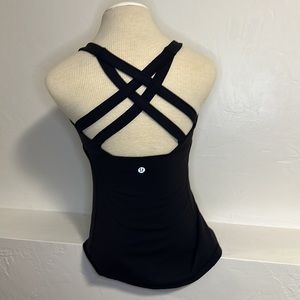 lululemon athletica Black Tank Top